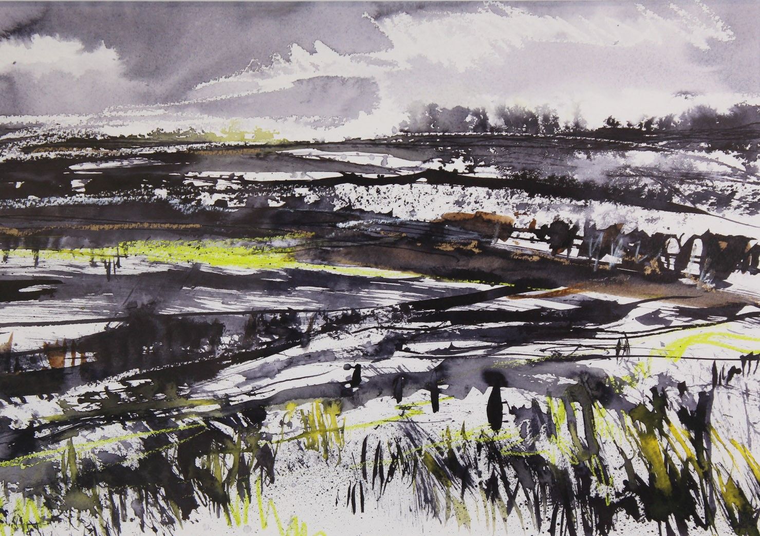 Ink landscape