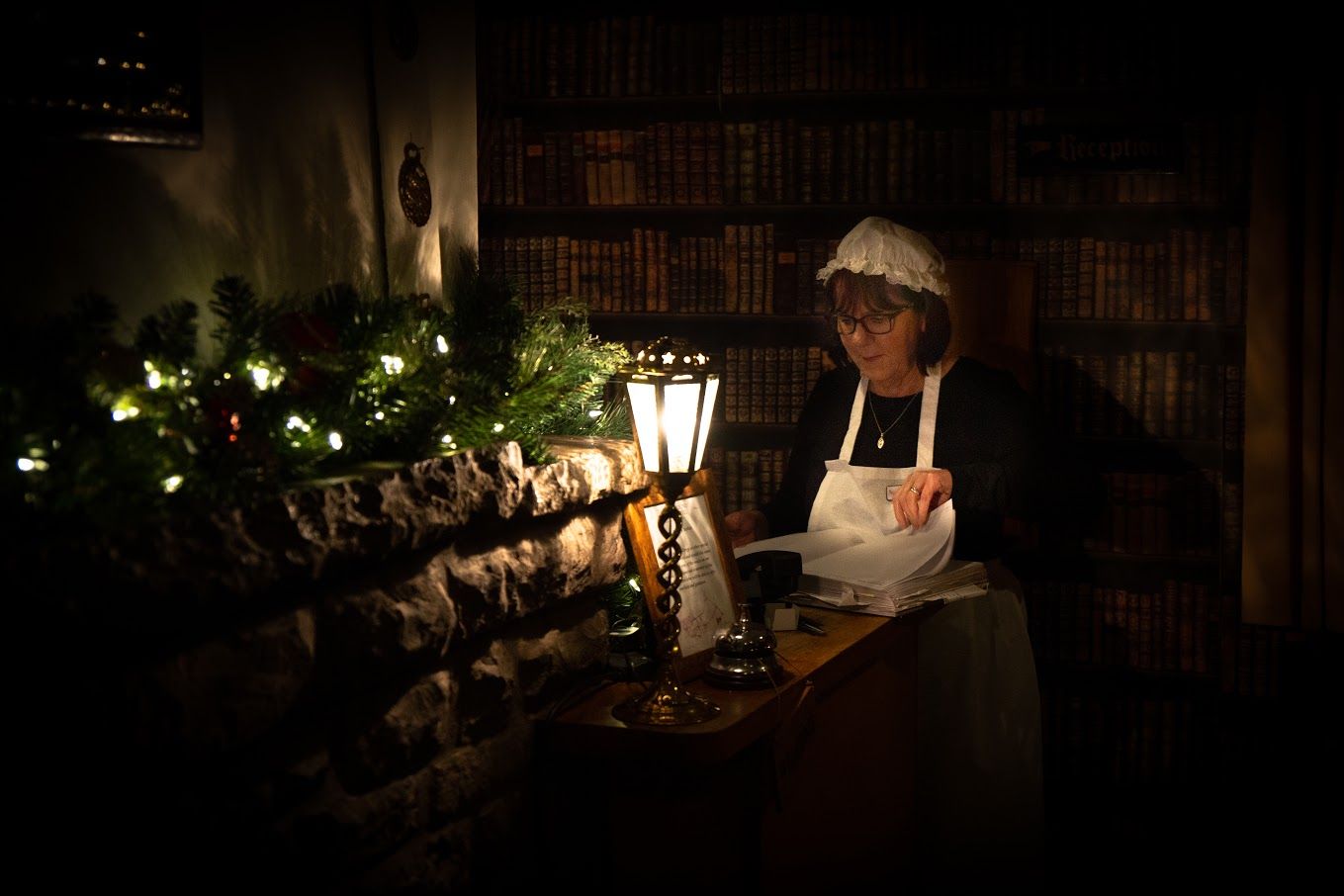 Xmas Victorian Sian in full dress