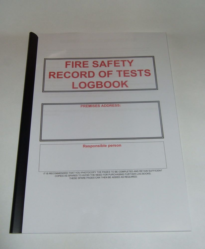 Bound Fire Log Book