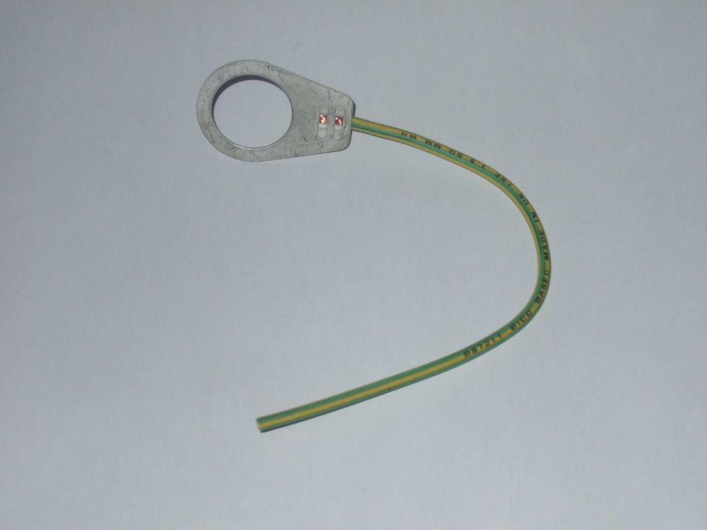20mm Earthing Tag with Flying Lead