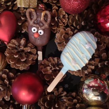 Seasonal cake pops - Reindeer