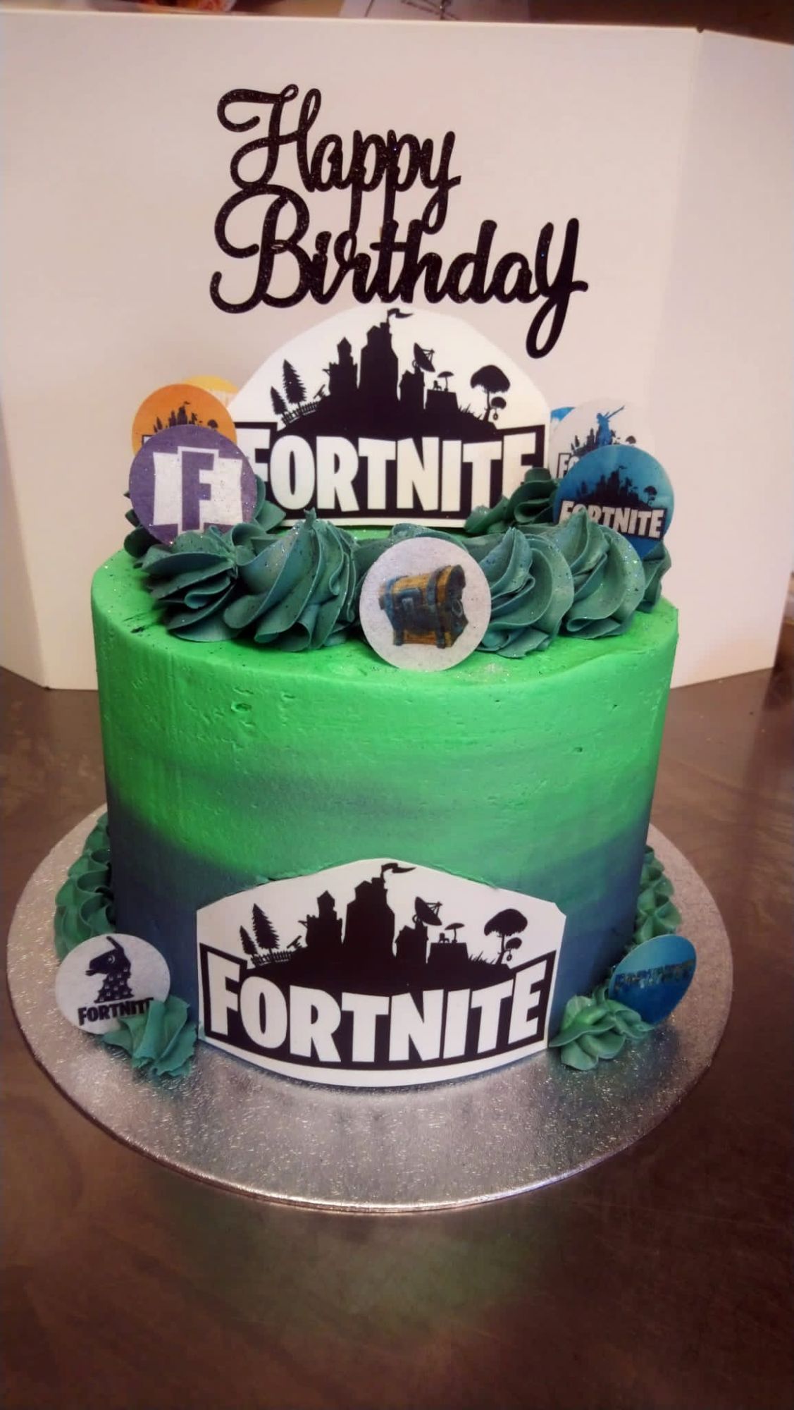 fortnite birthday cake.JPG