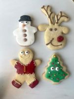 Festive Friends iced biscuits