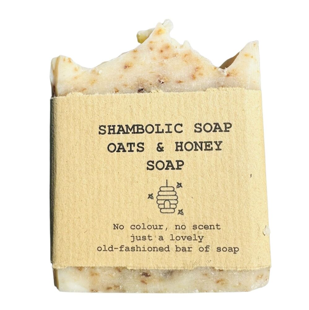 Honey & Oat soap- no scent, no colour