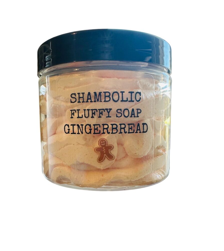 Gingerbread fluffy soap
