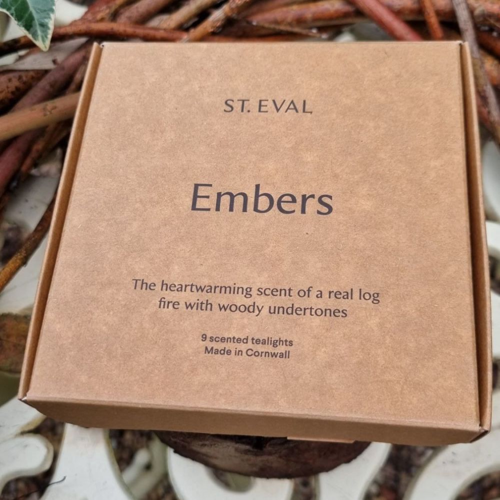 St Eval Box of Embers Scented Tealights
