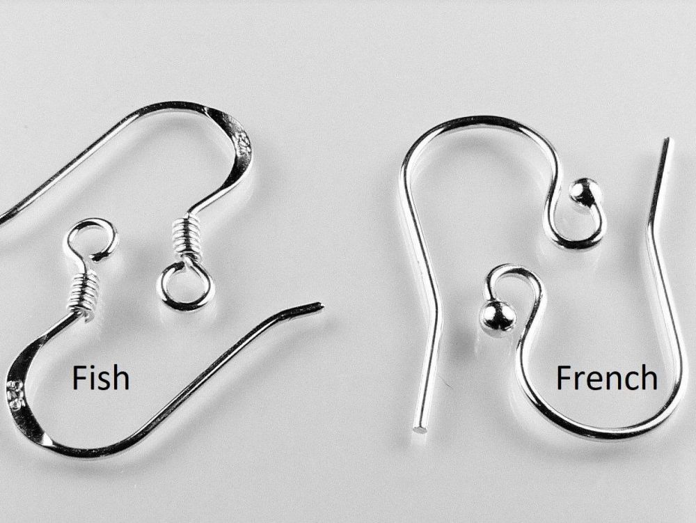 Sterling silver 12mm (+/-) silver-foil glass heart earrings in a gift box (Pale Pink)