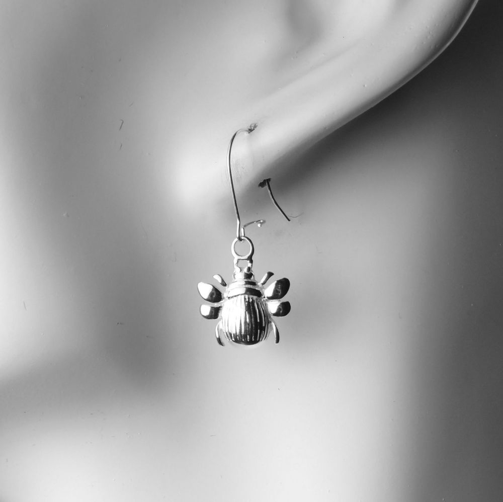 scarab earrings