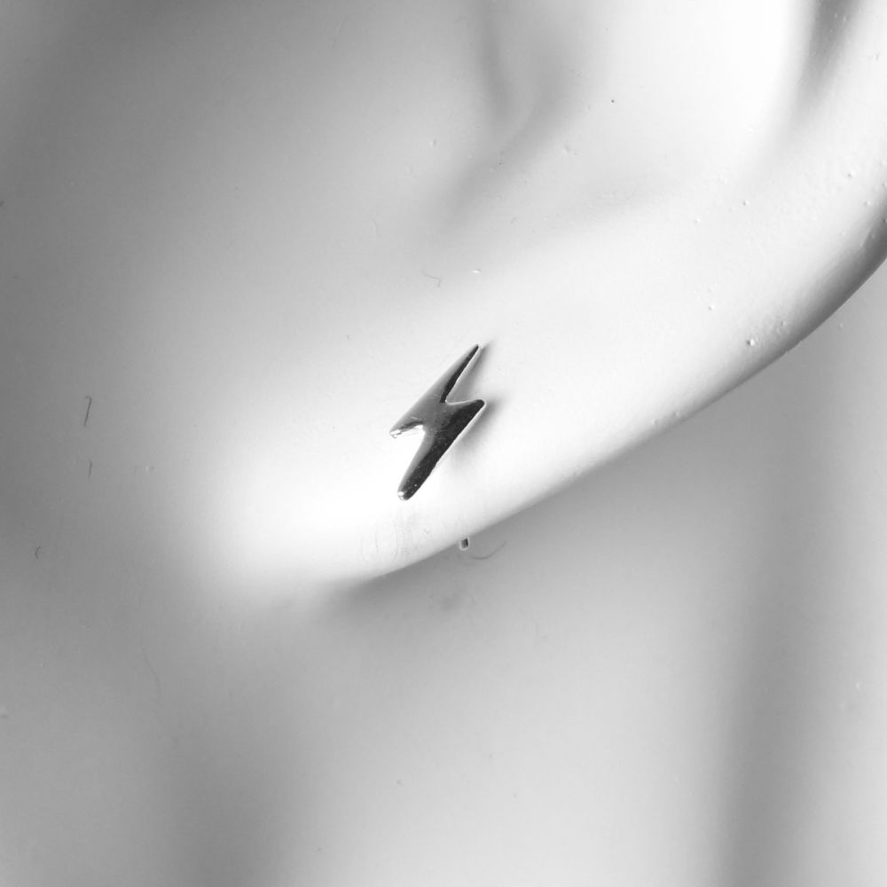 lightening bolt stud earrings