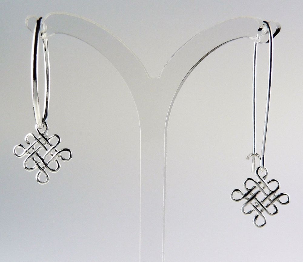 infinity knot earrings