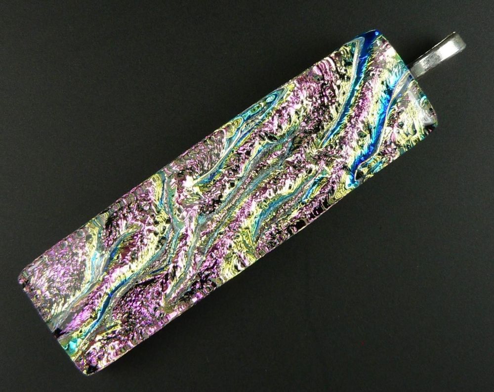 dichroic glass pendant