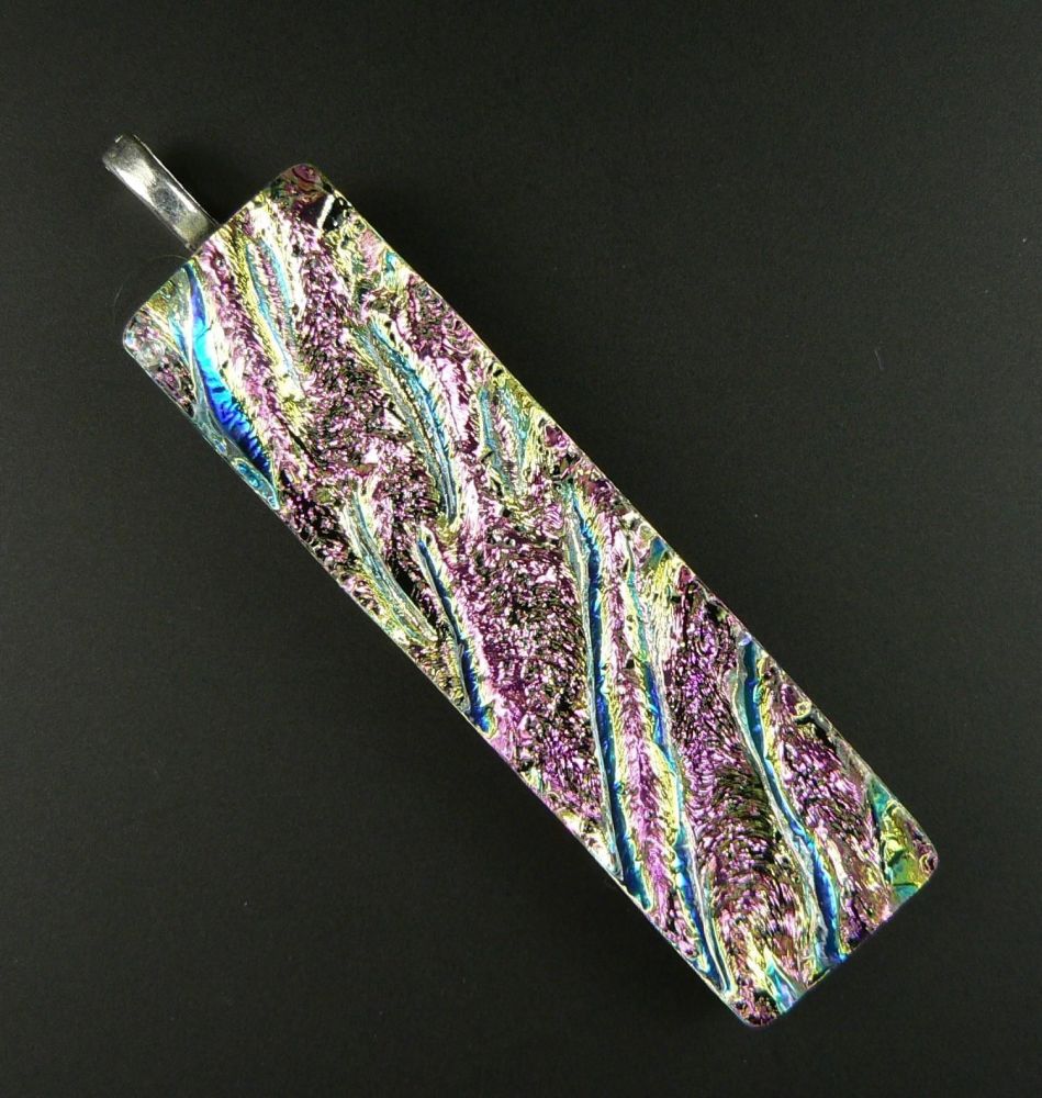 dichroic glass pendant