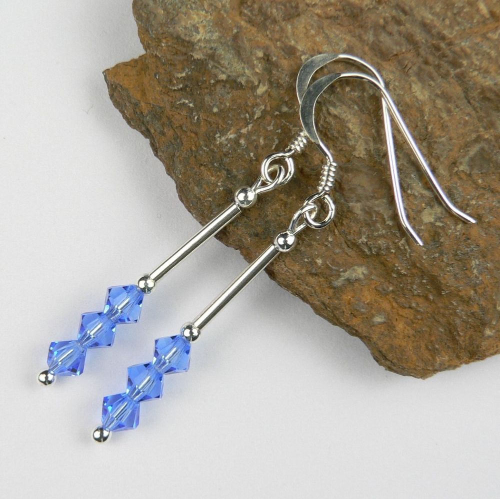 Preciosa sapphire earrings