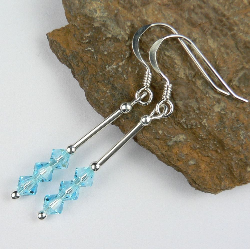 Preciosa Aqua Bohem earrings