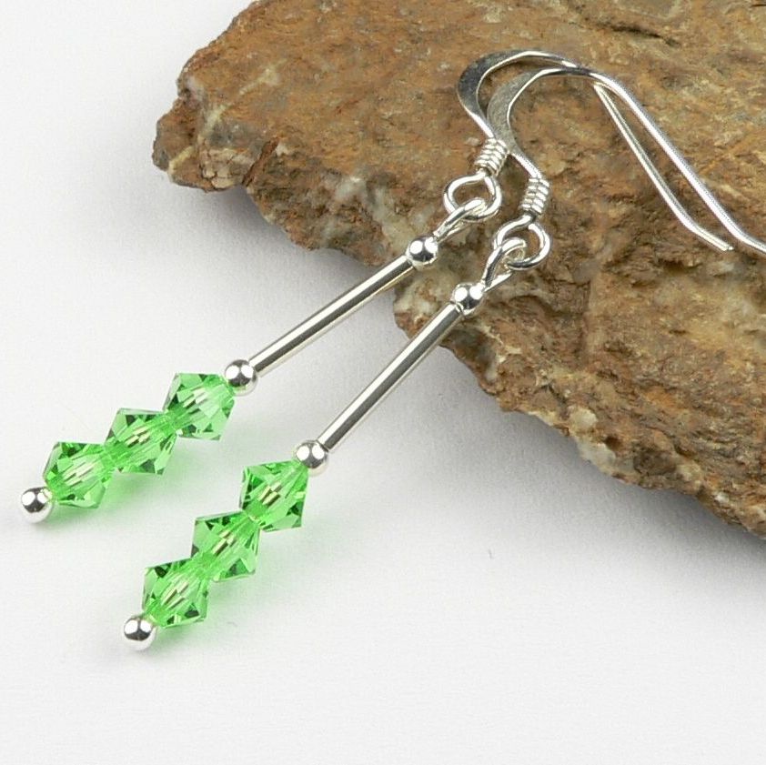 Preciosa peridot earrings