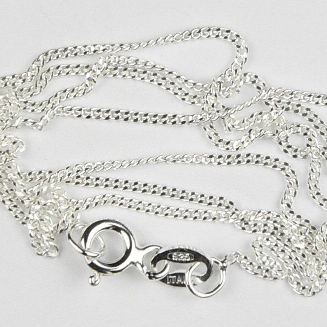 Sterling silver 6mm puffed heart necklace, with a 16" or 18" fine curb chain, in a gift box, silver polishing cloth