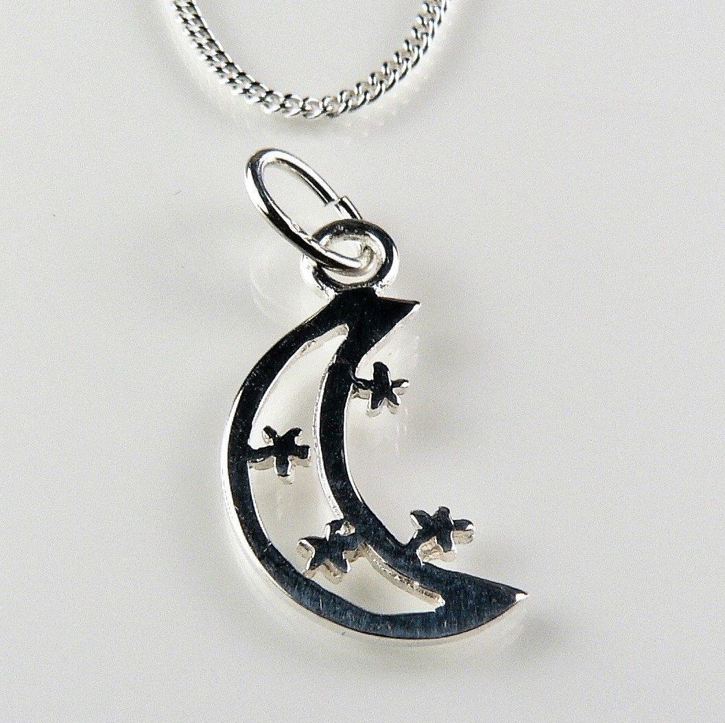 moon and stars pendant