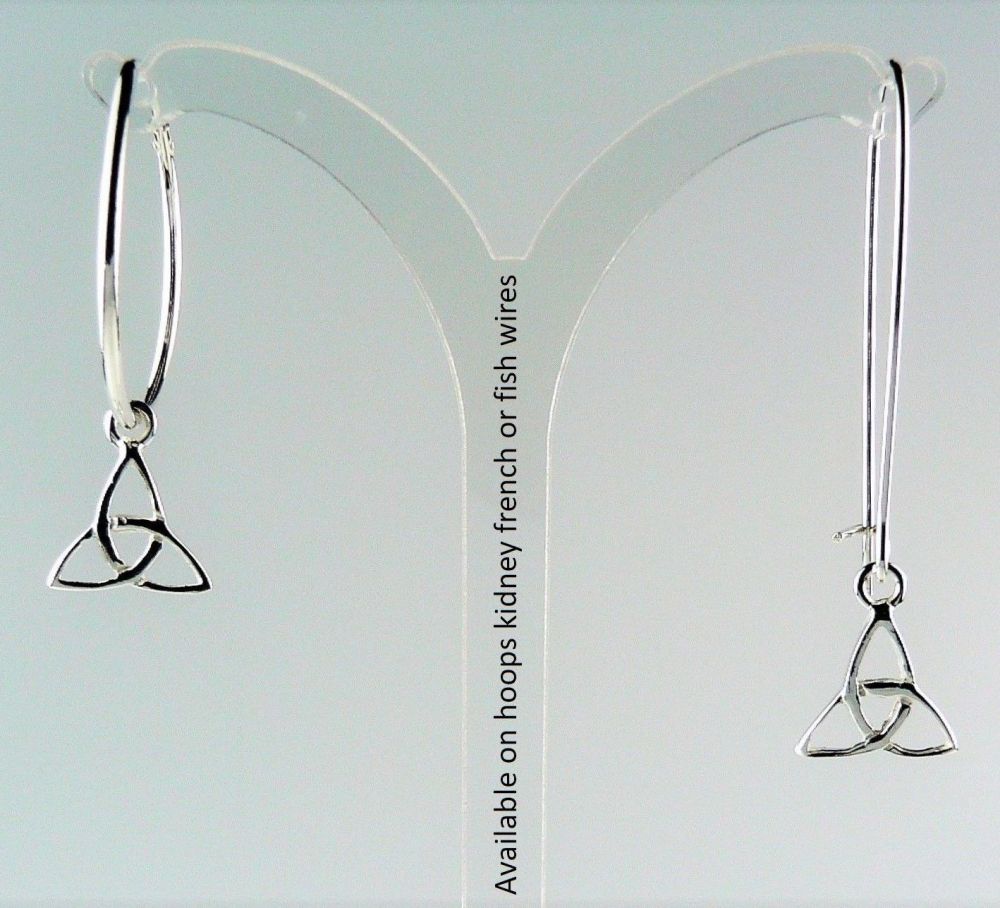 trefoil knot earrings