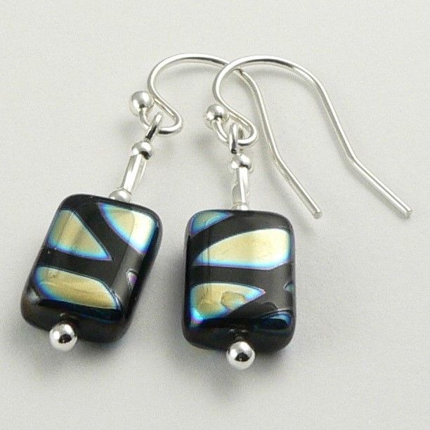 czech glass earrings