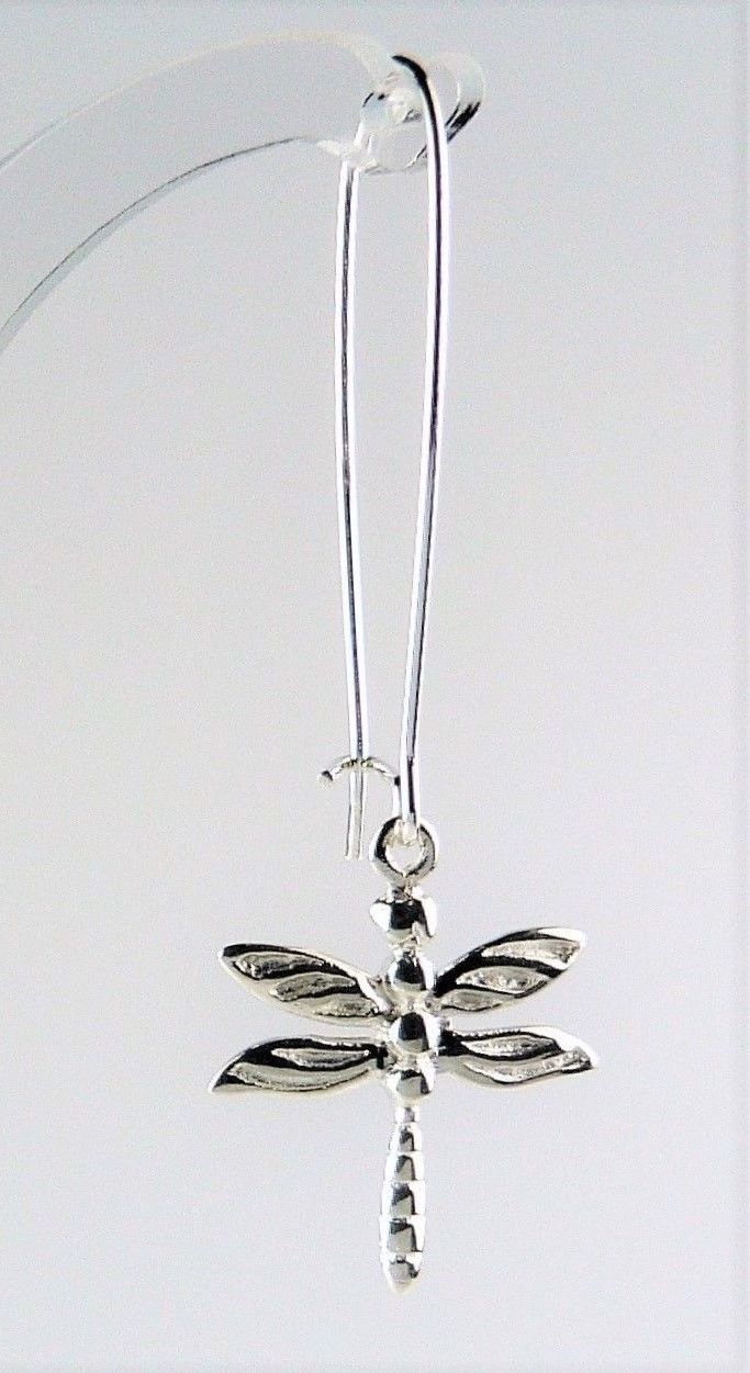 sterling silver dragonfly earrings