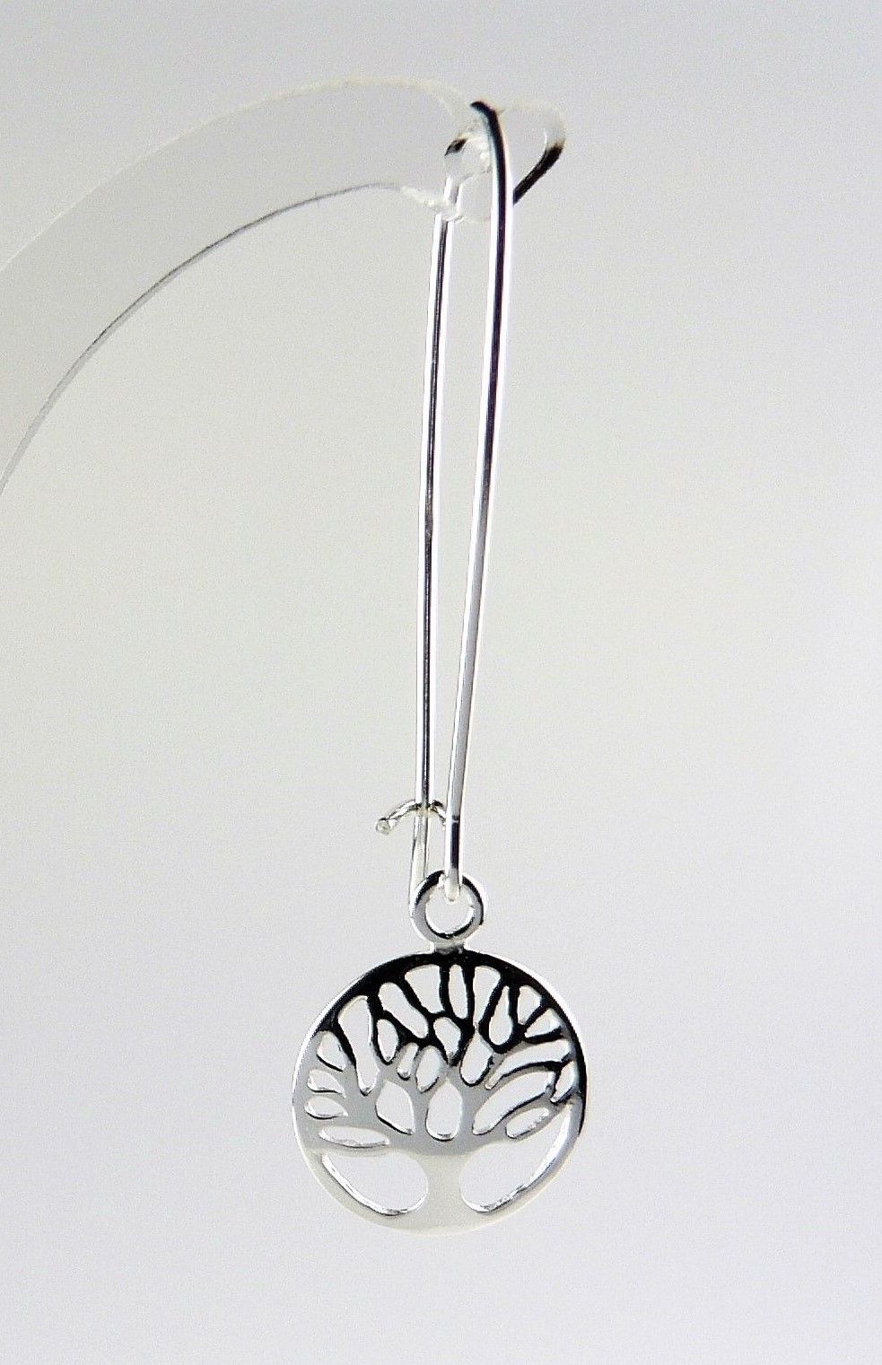 Sterling silver earrings with Tree of Life charms