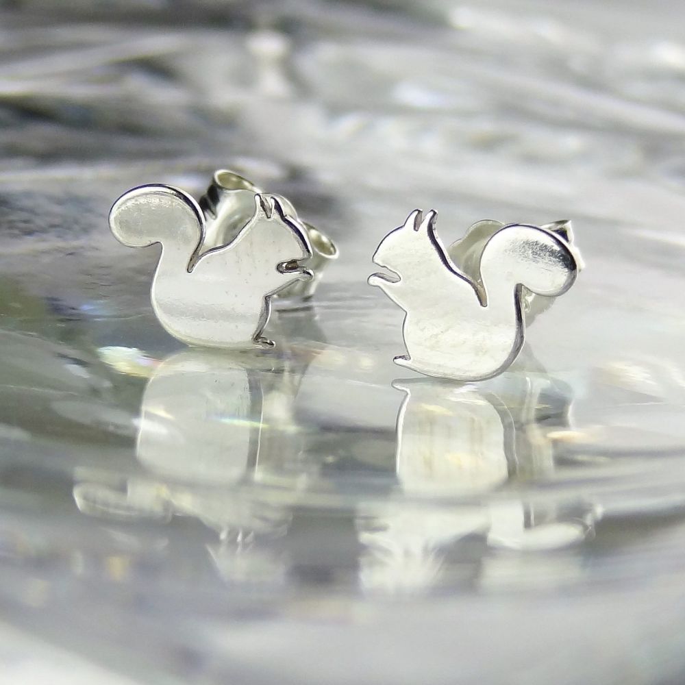 Squirrel sales stud earrings