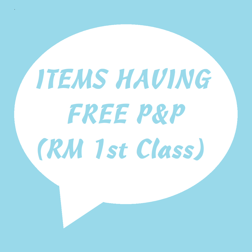 ITEMS HAVING FREE P&P  (RM 1st Class)