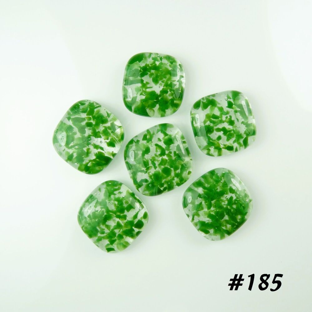 art glass cabochons jewellery making arts crafts green