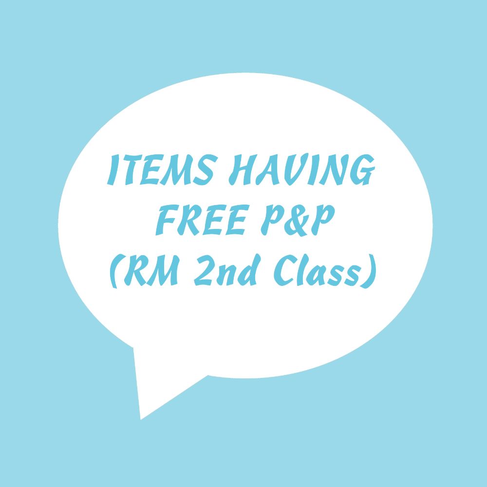 ITEMS HAVING FREE P&P  (RM 2nd Class)