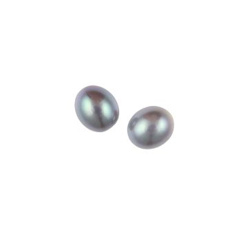 Grey cultured freshwater pearls (treated)