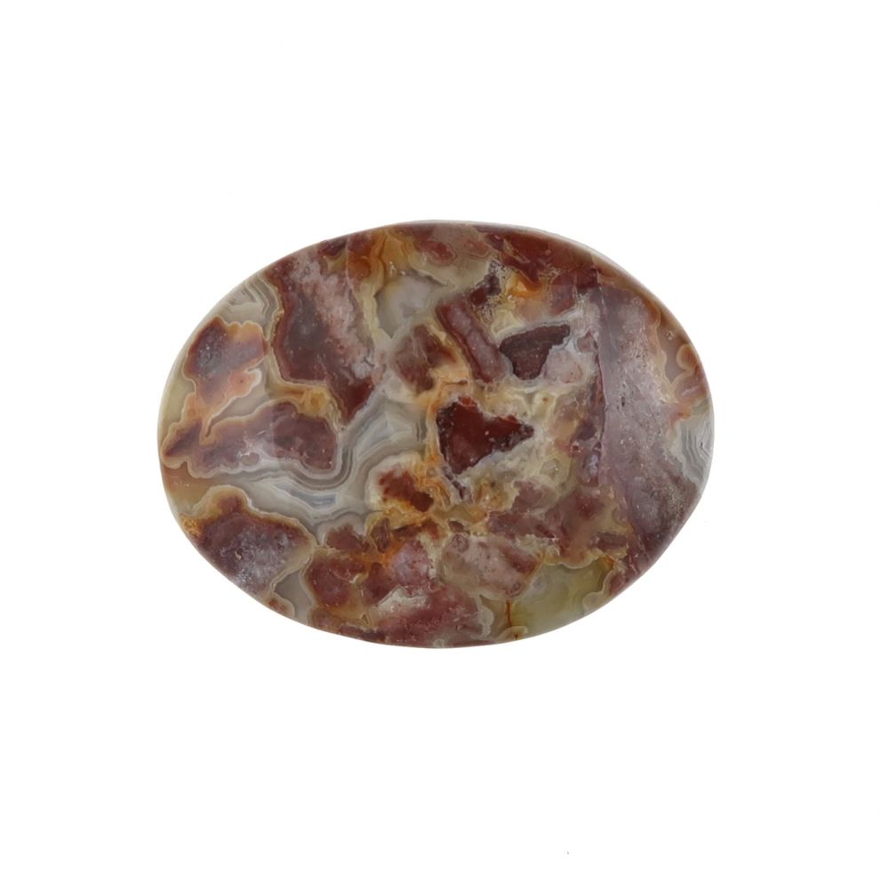 Crazy lace agate cabochon