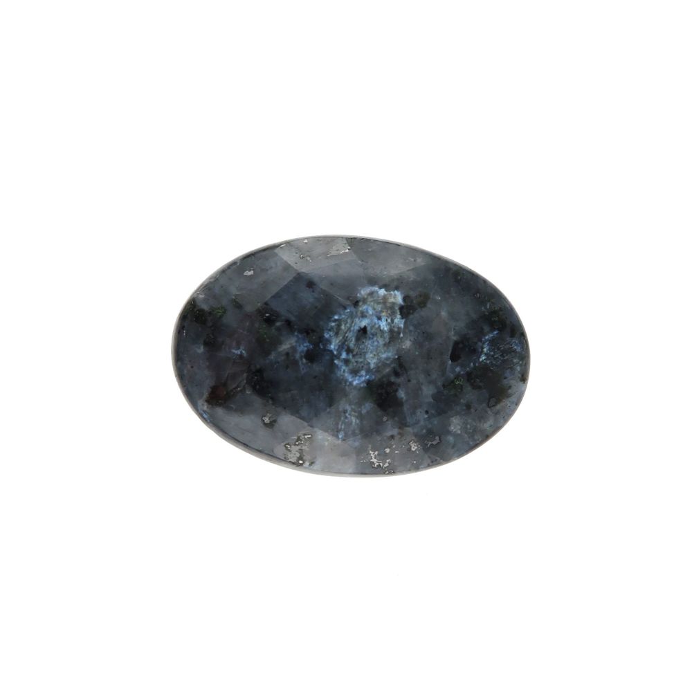 Larvikite facet-topped cabochon