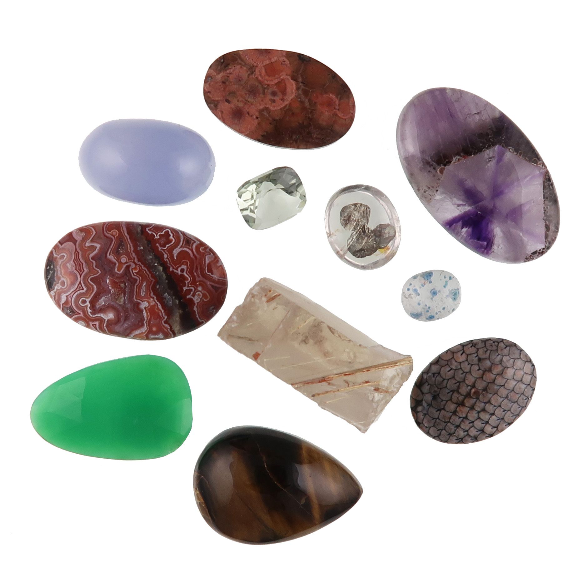 various quartz varieties