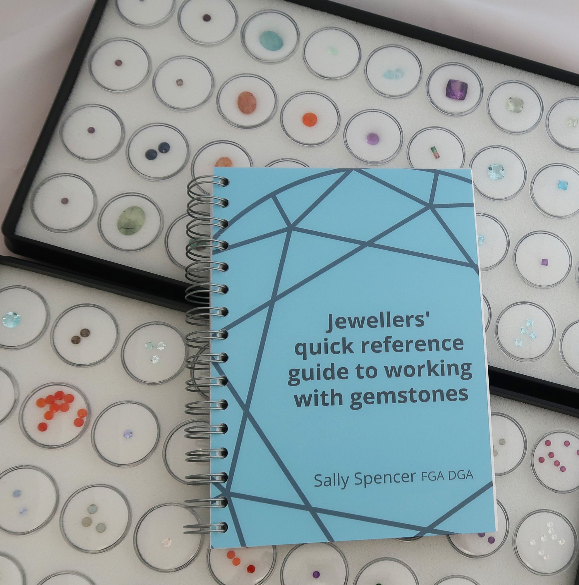 gemstones; gemstone jewellery; gemmology; jewellery making book; quick reference guide to working with gemstones by Sally Spencer