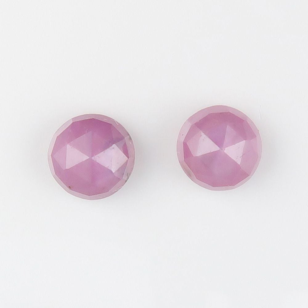 Sapphire rosecut - pair