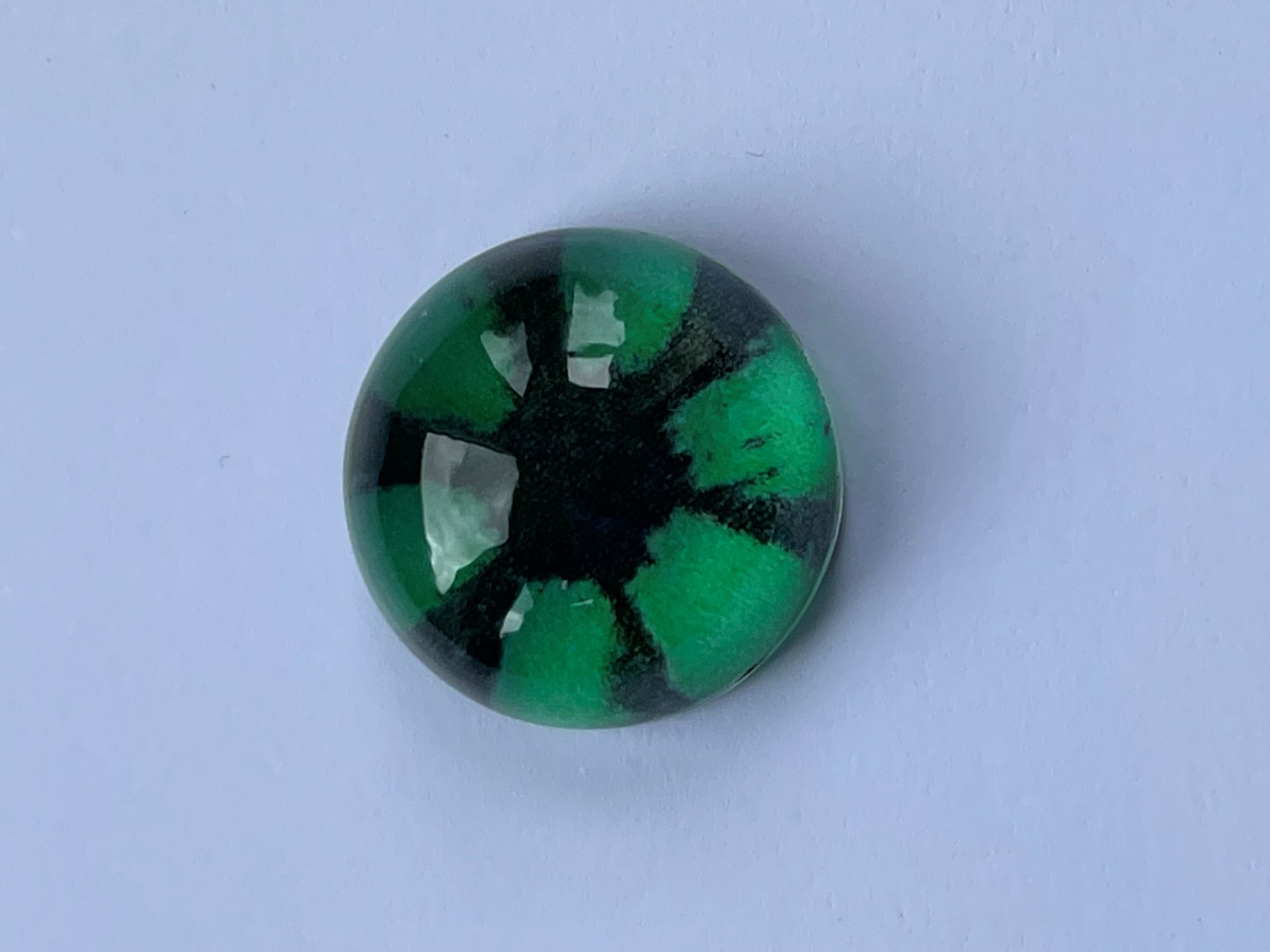 Fake trapiche emerald