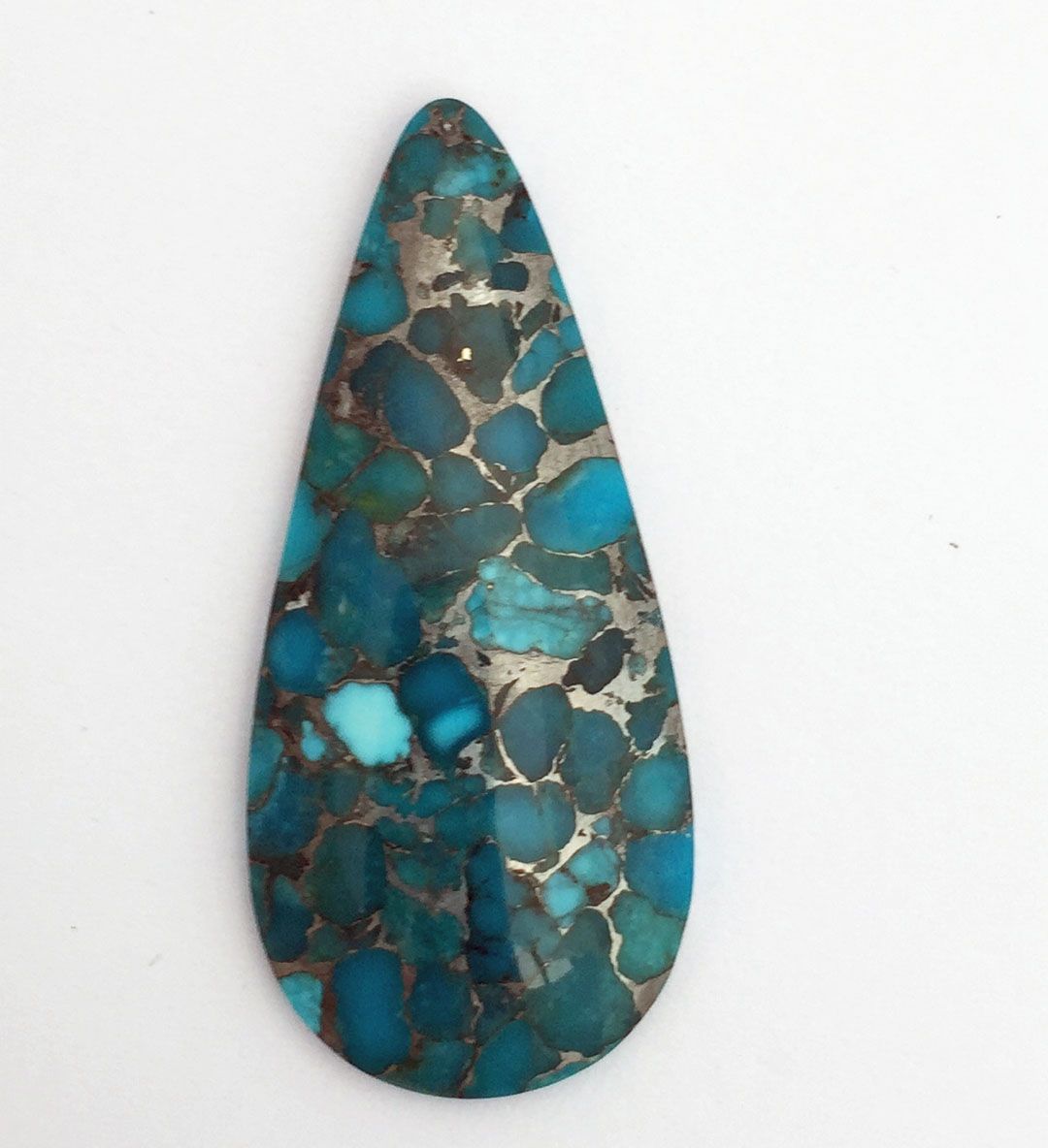 Mojave turquoise - a manmade gemstone