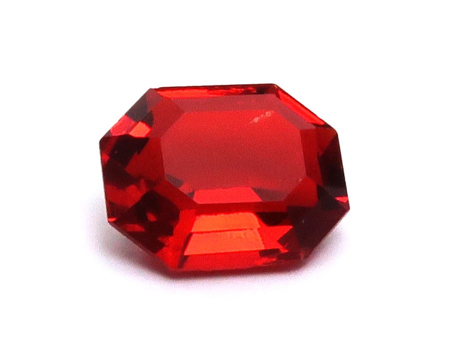 Paste - red glass gemstone