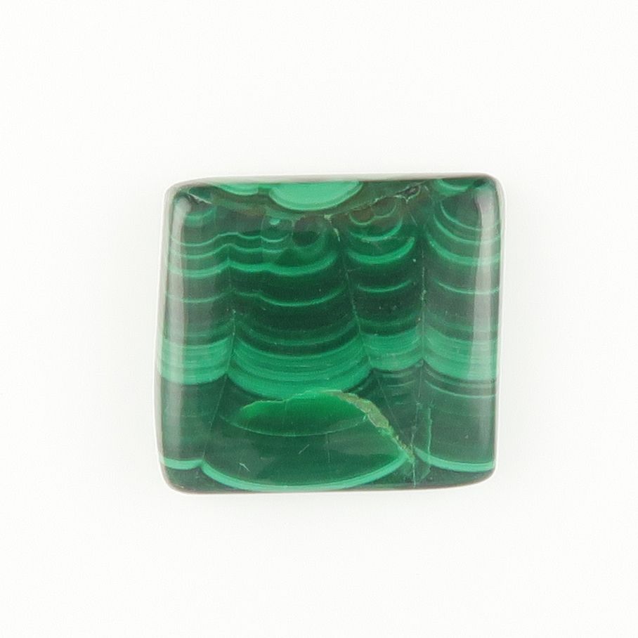 Malachite cabochon