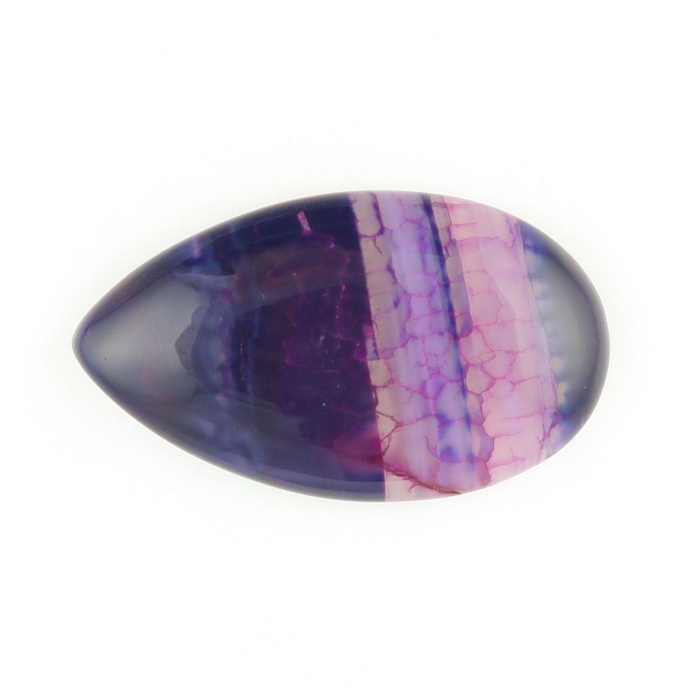 Agate cabochon (dyed)