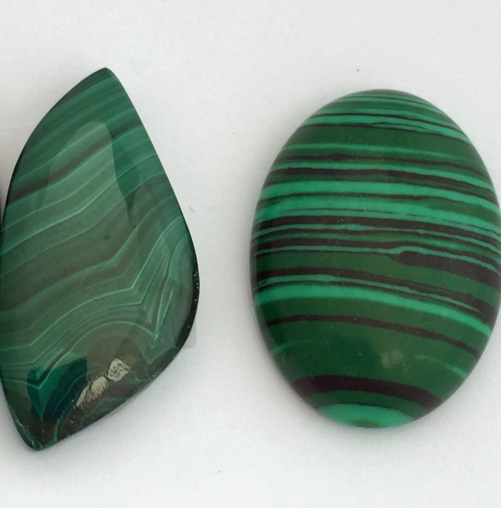 natural and imitation malachite