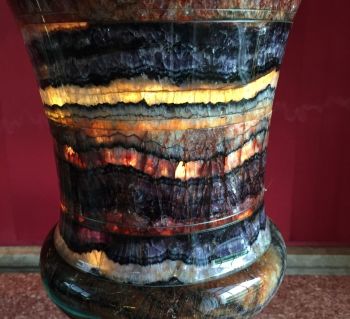 blue john vase detail