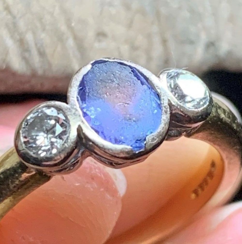 tanzanite damaged ring photo credit Ella Bullen