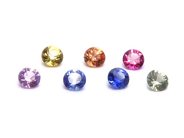 Various colour Fancy Sapphires