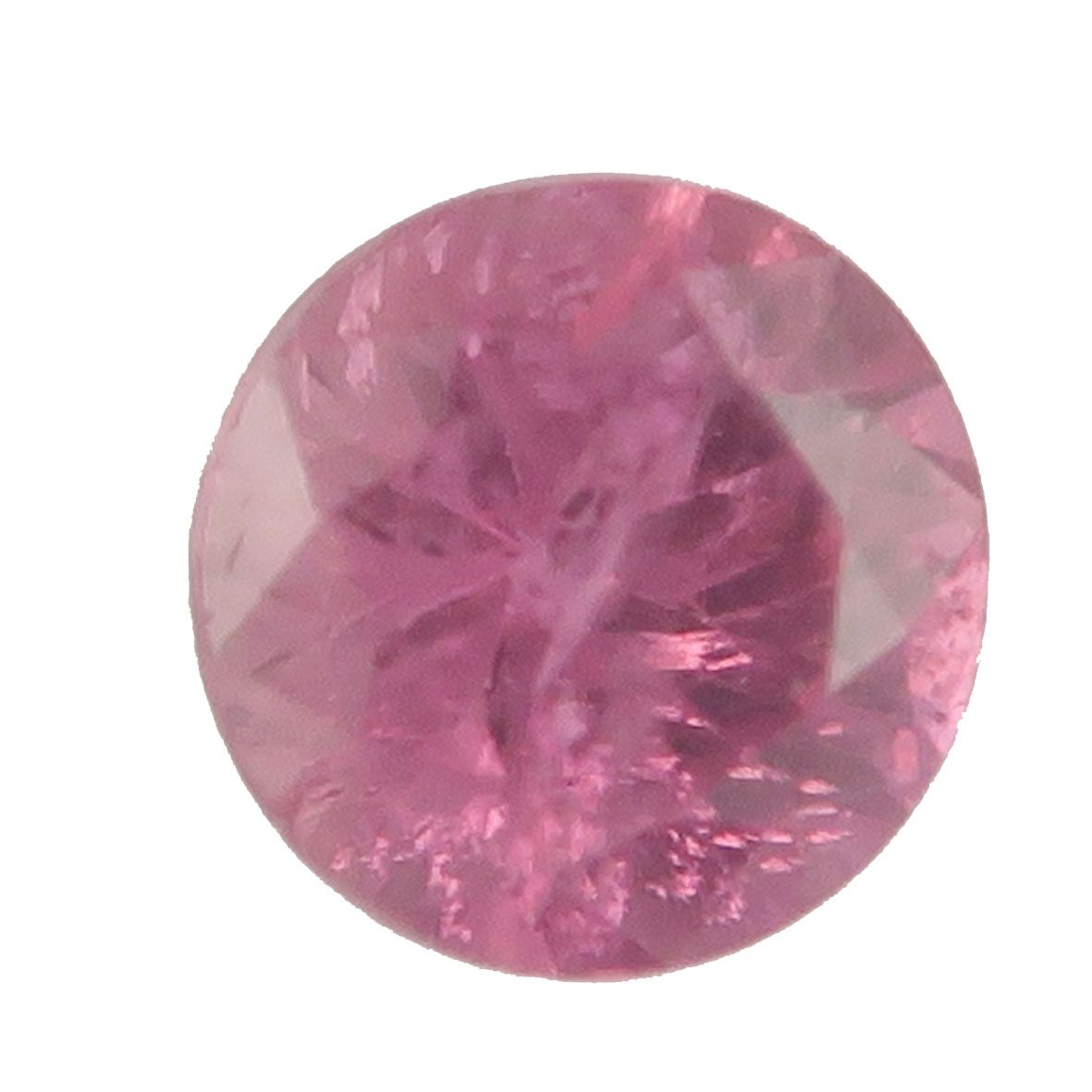 Treated red sapphire