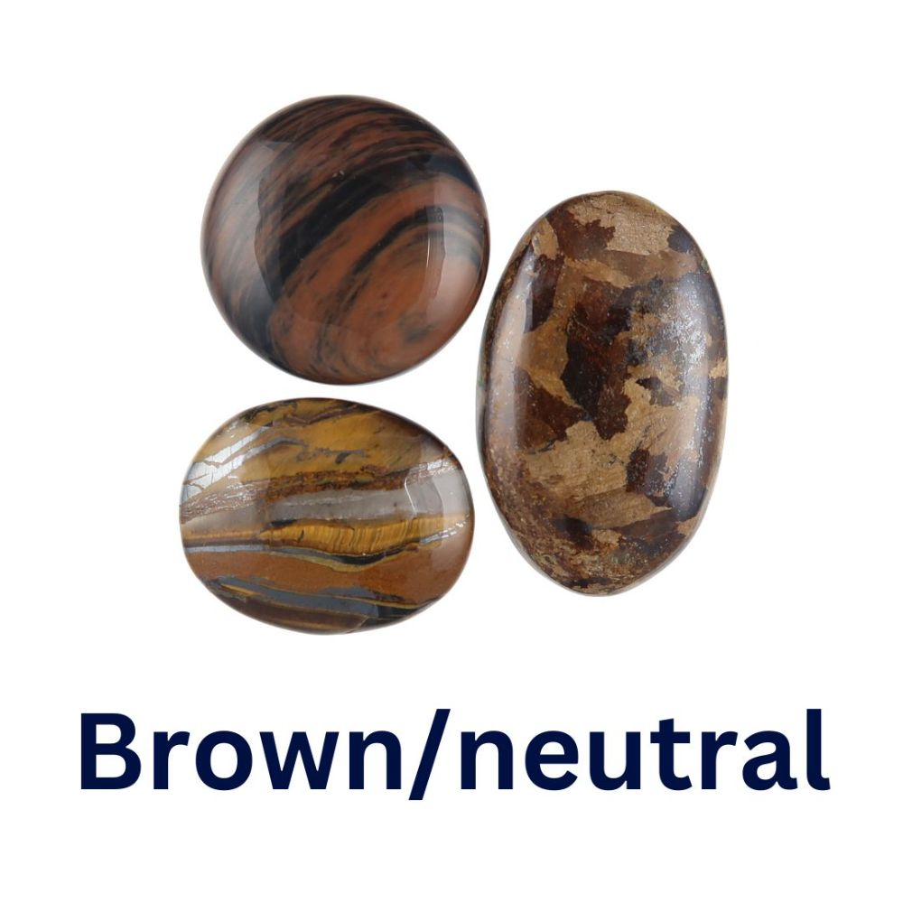 <!-- 008 -->neutral/brown gemstones