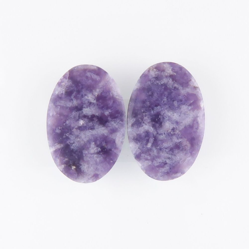 Purple Lepidolite pair