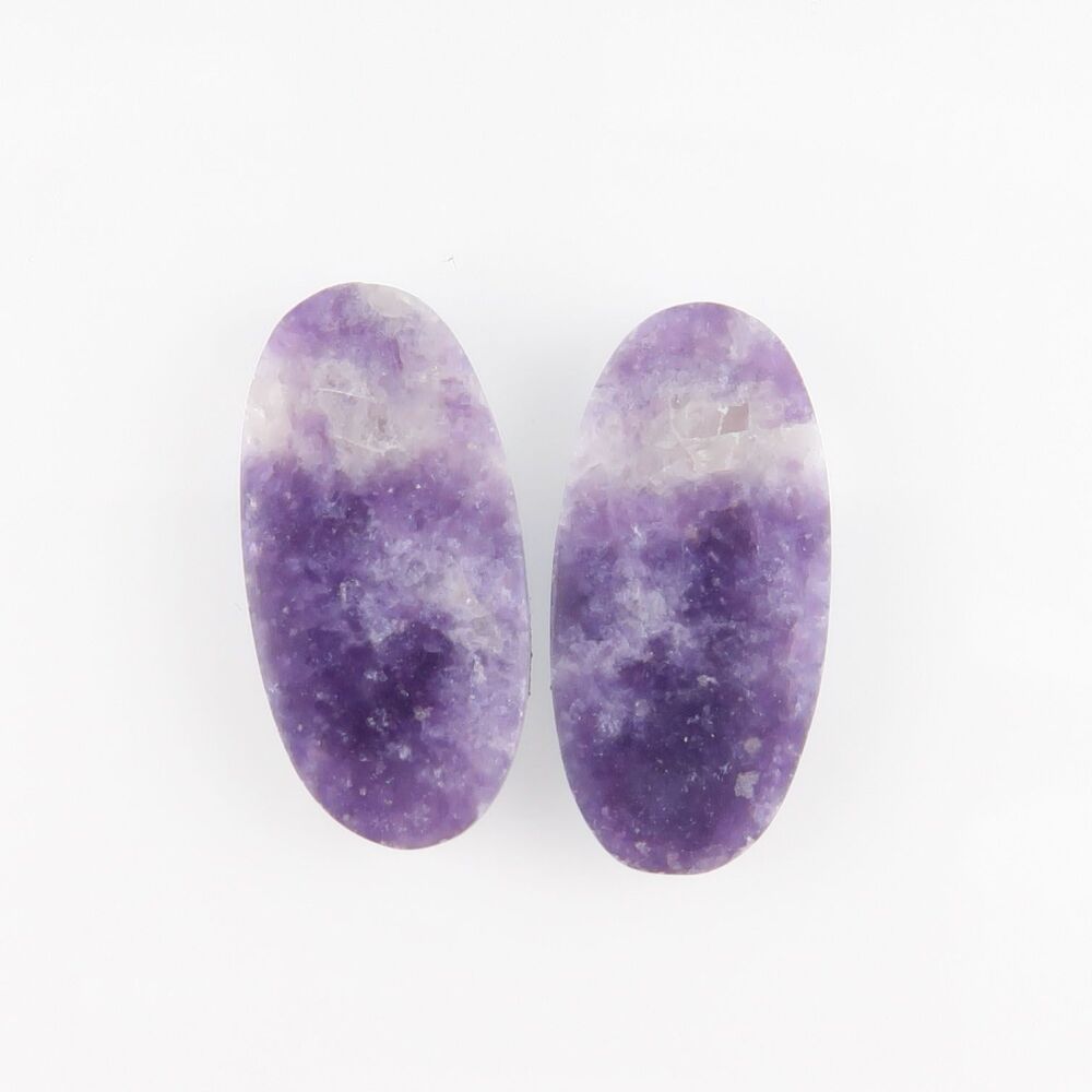 Purple Lepidolite pair