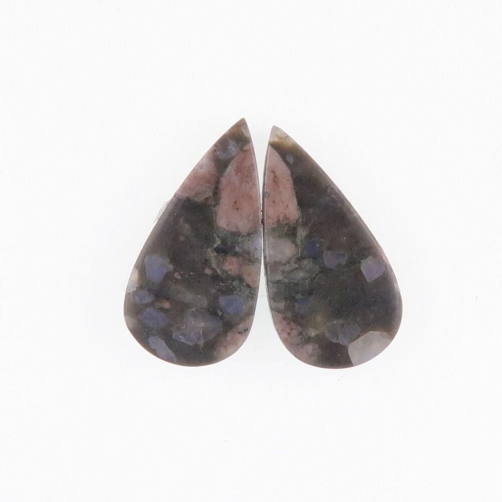 Rhyolite with blue quartz & pink feldspar pair