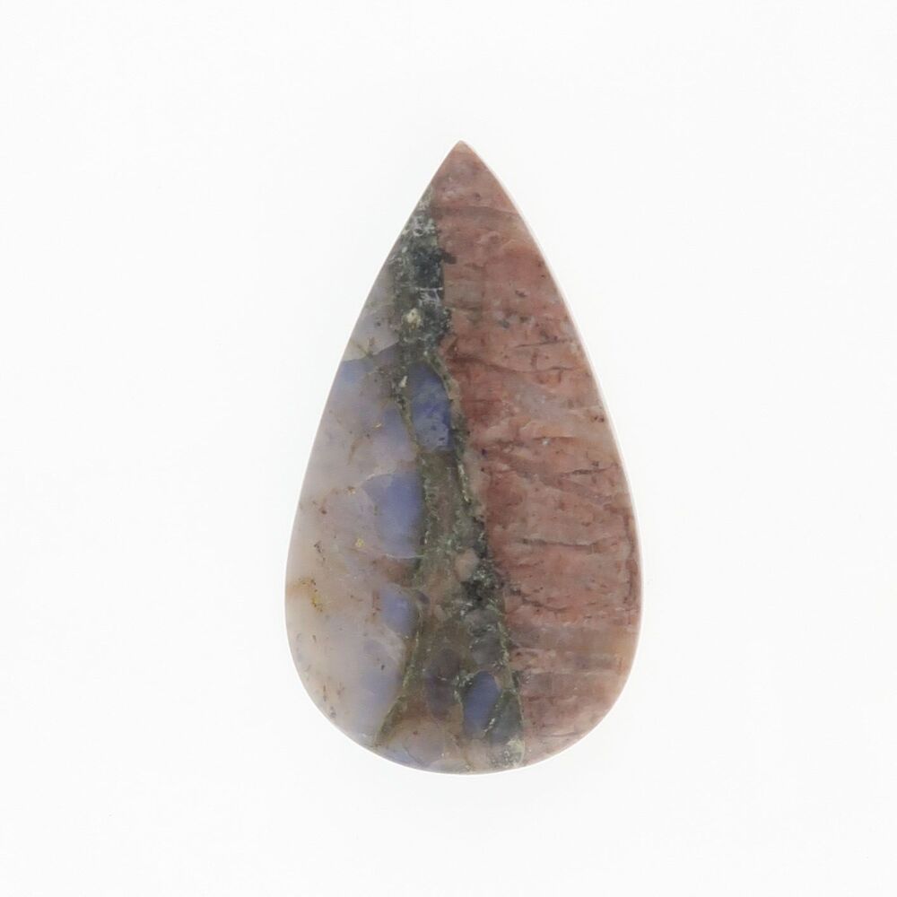 Rhyolite with blue quartz & pink feldspar cabochon